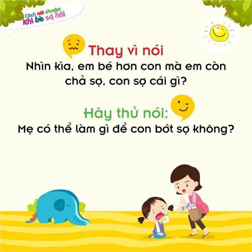 Khi con bạn sợ hãi